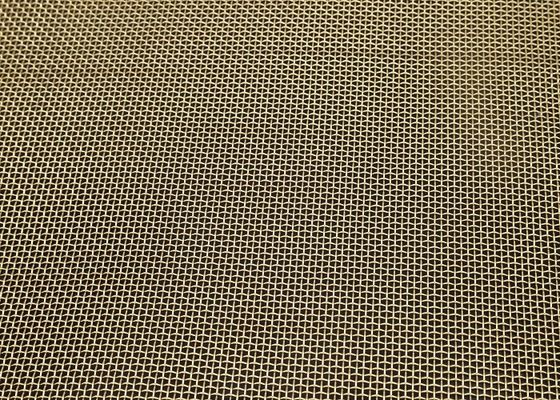 Hoog - dichtheidsmessing Geweven Draad Mesh Woven Metal Mesh Fabric voor Fijne Filtratie