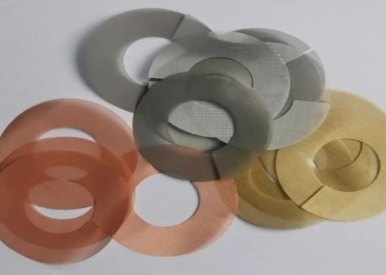 200 Mesh Ultra Fine Pure Copper de Schijf van Filtermesh shielding wire mesh filter