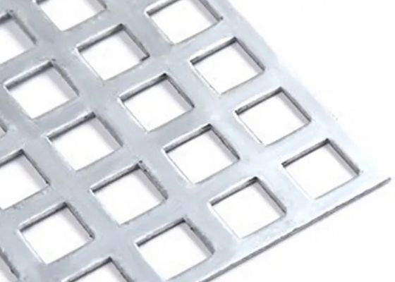 Vierkante gaten geperforeerde meshplaat voor filtertoepassing