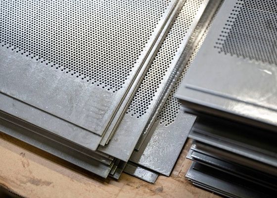 Aanpassing van geperst staalplaat met verschillende gaten en paneldimensies