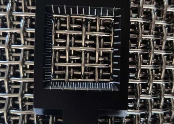 Geweven type Plain Weave Stainless Steel Wire Mesh Screen voor zuur/alkali screening en filtering Breedte 0,03m-6,5m