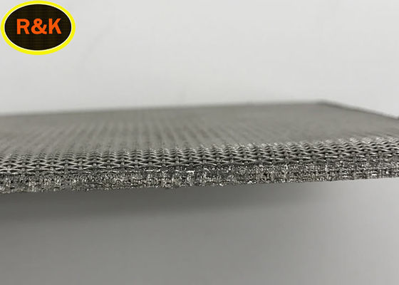 Industry Fine Wire Mesh Screen , Sintered Stainless Steel Sheet High Rigidity