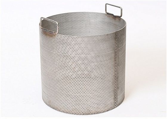 Plain Weave Basket Strainer Screen voor industriële filtratie