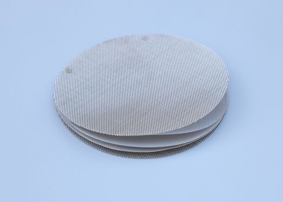 Van de het Roestvrije staalfilter van het vleklassen de Draad Mesh Extruder Filter Screen Disc SS316L