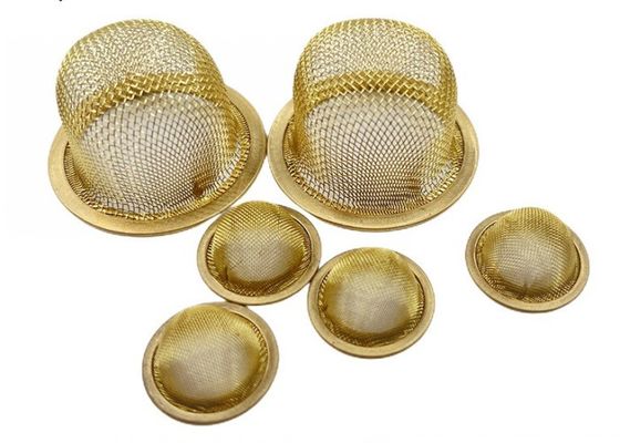 2-2800mesh Koepelvormige Gebogen van Mesh Brass Filter Screen Mesh van de Filterdraad