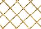 Diamond Holes Brass Woven Wire-Netwerkdoek
