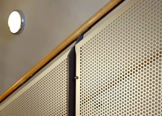 0.5mm tot 6mm de Decoratieve Geperforeerde Milieubescherming van het Aluminiumblad