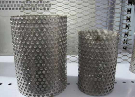 1.0 mm dikte geperforeerd maatschappelijk vel roestvrij staal voor industriële filtratie
