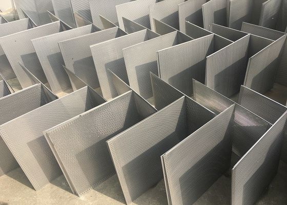 1.0 mm dikte geperforeerd maatschappelijk vel roestvrij staal voor industriële filtratie