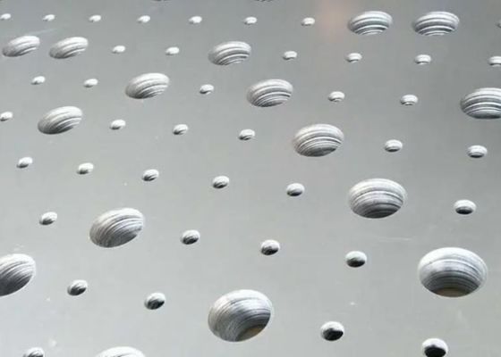 0.2mm-10mm dikte roestvrij staal geperst metaalplaat met aangepaste gatenpatronen voor industriële apparatuur en filters