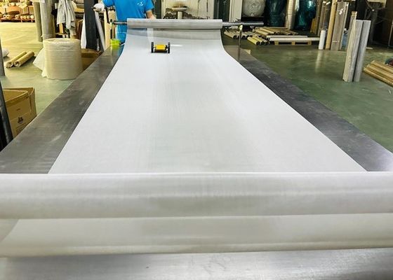 Zeer fijn roestvrijstalen draadnet scherm plain weef type 400 net met verschillende lengtes