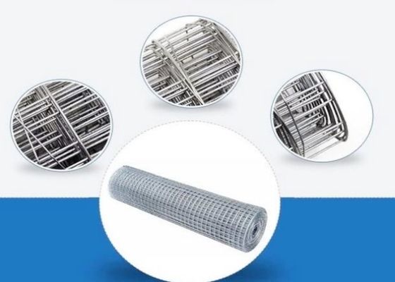 Roestbestendige gegalvaniseerde oppervlakte gelaste gaas omheining rollen 1,5 mm diameter