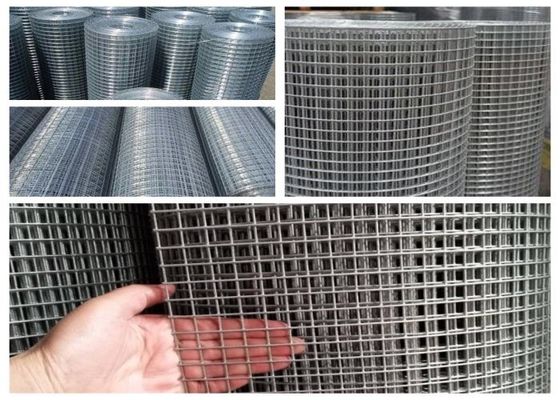 Roestbestendige gegalvaniseerde oppervlakte gelaste gaas omheining rollen 1,5 mm diameter