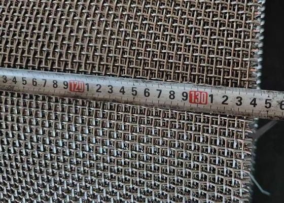 Geweven type Plain Weave Stainless Steel Wire Mesh Screen voor zuur/alkali screening en filtering Breedte 0,03m-6,5m