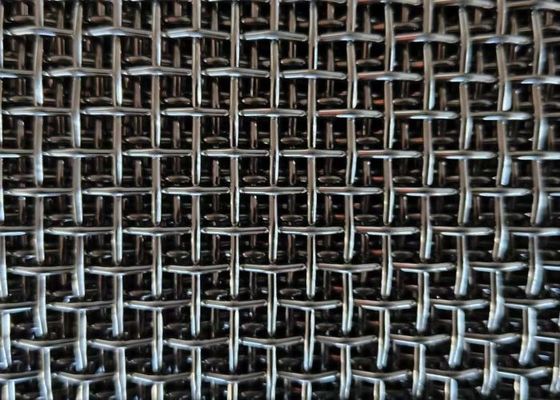 Geweven type Plain Weave Stainless Steel Wire Mesh Screen voor zuur/alkali screening en filtering Breedte 0,03m-6,5m