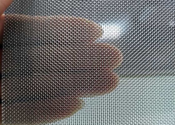 Stainless Steel Plain Weave Woven Wire Mesh Screen Voor Separatie Filtratie