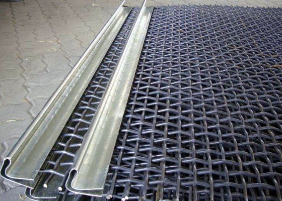 Raw Edge High Carbon Steel Mesh met aanpasbare draaddiameter en elektrolytisch polijsten voor structurele toepassingen