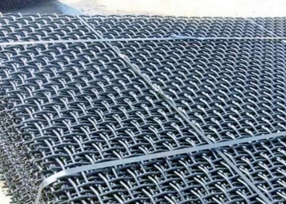 Raw Edge High Carbon Steel Mesh met aanpasbare draaddiameter en elektrolytisch polijsten voor structurele toepassingen