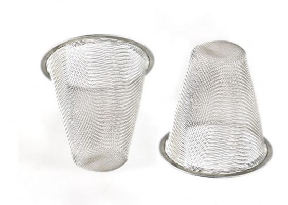 Van de de Filterdraad van oliefilteration de Corrosieweerstand van Mesh Stainless Steel Filter Cap