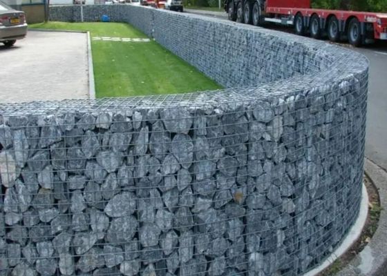 Landschapsmuur 2.53.7mm Draad Gelaste Gabion Mesh Gi Welded Mesh 13,5 Maat