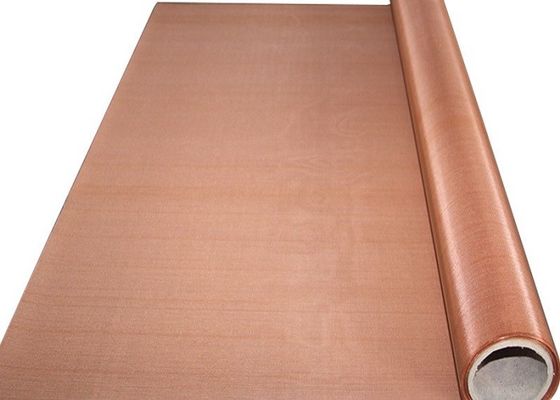 Roestvrije Zuivere Koper Geweven Draad Mesh Screen High Electrical Conductivity