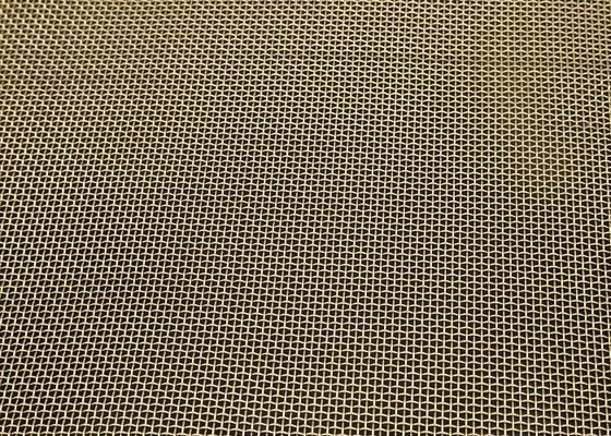 Hoog - dichtheidsmessing Geweven Draad Mesh Woven Metal Mesh Fabric voor Fijne Filtratie