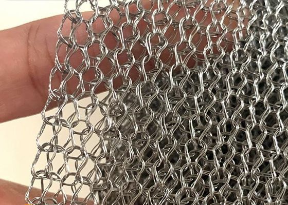 De multi Alkaliweerstand van Mesh Flat Type van de Bundelroestvrij staal Gebreide Draad