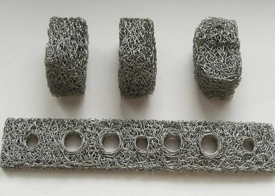 SS304 SS316 perste Gebreide Draad Mesh Gaskets For Shock Absorption samen