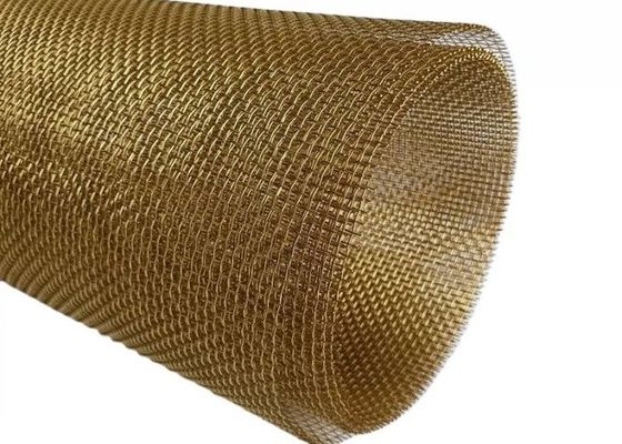 2-200 Mesh Vlak Geweven Messing Messing Filter Zeefgaas Hittebestendig