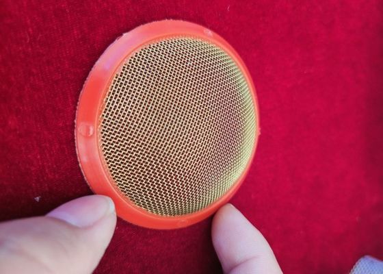 Industriële filtergrens met omwikkelde rand en messingmateriaal