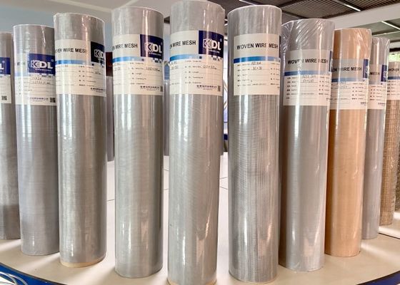 Stainless Steel Plain Weave Woven Wire Mesh Screen Voor Separatie Filtratie