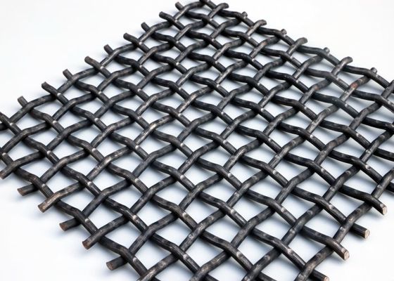 Raw Edge High Carbon Steel Mesh met aanpasbare draaddiameter en elektrolytisch polijsten voor structurele toepassingen