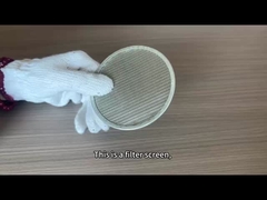 Vierkantfiltergrens met een plain weefsel voor industriële filtratie