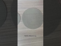 Kleine gaten 316L roestvrijstalen filterscherm voor fijne industriële filtratie