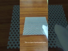 Ventilatie en rookfiltratie Geperforeerde meshplaat 0,1 mm-12 mm Dikte